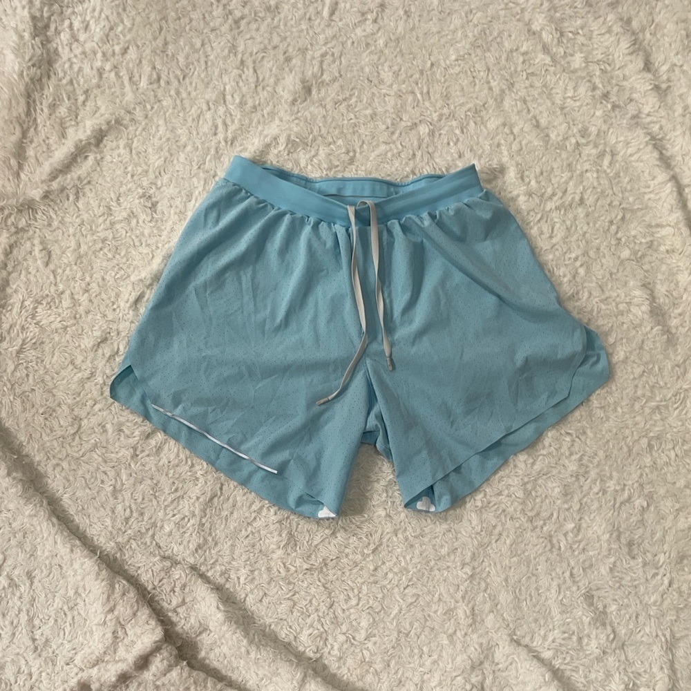 lululemon athletica Light Blue Athletic Shorts